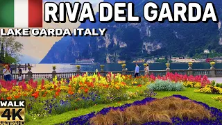 WALKING TOUR ON THE PROMENADE OF RIVA DEL GARDA ITALY | MAY 2023 UPDATE 4K60FPS