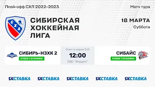 Кубок А.Д. Гаранина "Сибирь-НЗХК-2" - "СибАйс" . ЛДС "Бердск" . 18 марта 2023 г.