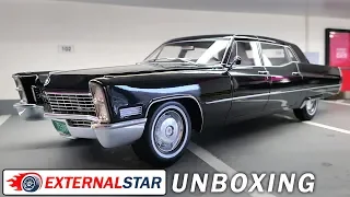 Unboxing of Cadillac Fleetwood Series 75 1967 1/18 by BOS