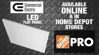 Commercial Electric LED Flat Panel Technology - The Home Depot