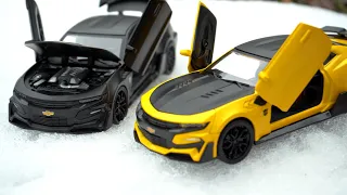 Metal Toy  |  Sport Chevrolet Camaro - Diecast Model Car   (4K Video UHD)