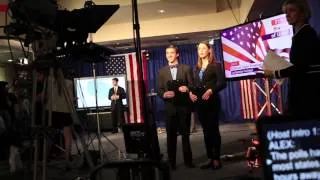 Students Produce Live Election-Night TV Broadcast