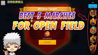 Best 5 Marches Open Field October 2021! Should You Invest In Them Now?