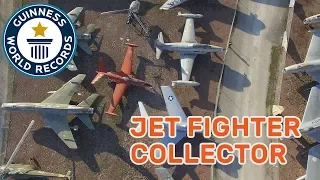 I have the largest collection of fighter jets! - Guinness World Records