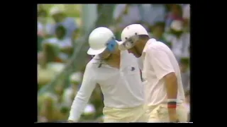 ENGLAND v INDIA 3rd TEST MATCH DAY 4 THE OVAL AUGUST 27 1990 GRAHAM GOOCH MIKE ATHERTON DAVID GOWER