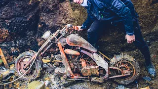 Restoration Rusty Old Motorcycles - Restored 4-stroke Chopper - PART 2