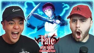 SHIROU STEPS UP!! - Fate/Stay Night Unlimited Blade Works Episode 9 & 10 GROUP REACTION!