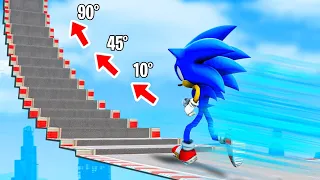 SONIC schafft die 90° TREPPE in GTA 5! (Experiment)