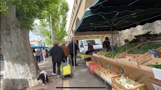 Montpellier, France walk tour 2024: Marché des Arceaux & Aqueduc Saint-Clément（Aqueduc des Arceaux）