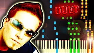 DARUDE SANDSTORM but it's an AWESOME PIANO DUET - Piano Tutorial