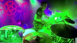 THY ART IS MURDER@Fur and Claw-Jesse Beahler-Live in Czech Republic 2020 (Drum Cam)