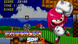 Knuckles the Echidna in Sonic the Hedgehog 2 (MD)