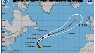 Hurricane Nigel Holding Steady