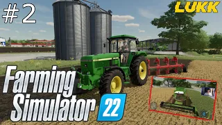 Zagrajmy w Farming Simulator 22 #2 S1 Pierwsze żniwa oraz orka