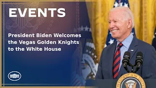 President Biden Welcomes the Vegas Golden Knights to the White House