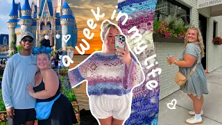 A WEEK IN MY LITTLE LIFE  *crochetting my 1st sweater, baking cookies, going to Disney, & more*