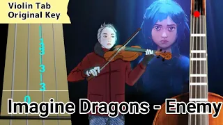 Imagine Dragons - Enemy violin tab