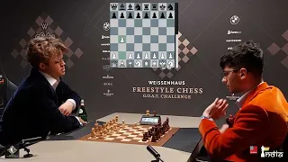 Magnus Carlsen vs Alireza Firouzja | Weissenhaus Freestyle G.O.A.T. Challenge