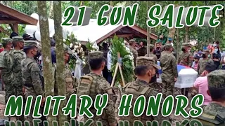 21 GUN SALUTE NG SUNDALONG NASAWI NG C130 PLANE CRASH SA PATIKUL SULU | PFC MARCHI E. BONZALES