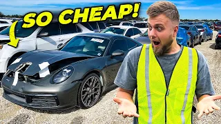 BUYING SALVAGED CARS AT A LUXURY GRAVEYARD (FLORIDAS COPART)