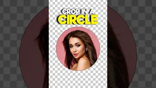 Crop Images in a Circle Shape Using Photoshop - Photoshop Tutorial #shorts