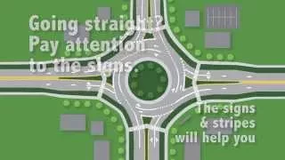 Navigating A Multi-Lane Roundabout