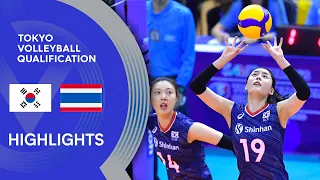 Korea vs. Thailand - Highlights | AVC Women's Tokyo Volleyball Qualification 2020