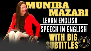 learn english through speech  | MUNIBA MAZARI  | WooEnglish Speech