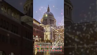 Christmas Capture at St Paul Cathedral, London #Shorts #Youtubeshorts