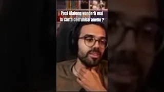 Dario Moccia risponde a una domanda sulla carta dell’Unico Anello acquistata da Post Malone