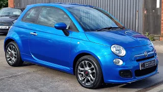 2014 (64) Fiat 500 S 1.2 3Dr in Electronica Blue. 27k Miles. 7 Services.£35 Tax.Demo +1 Owner. £6500