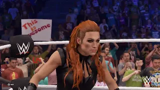 WWE 2K22 Asuka vs Becky Lynch RAW Womens Championship Payback 1 4K