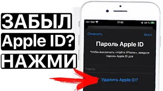 Как удалить Apple ID без пароля?