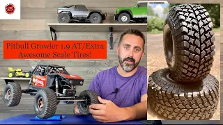 RC Crawler Tires - Pitbull Growler AT 1.9 - Axial Capra gets new shoes and 2 stage foams