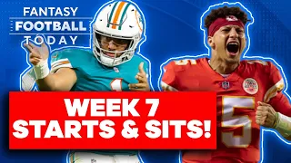 FINAL Week 7 Cheat Sheet: Starts/Sits, LIVE Q&A, Actives/Inactives! | 2022 Fantasy Football Advice