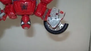 Transformers Week Day 5 Marvel Transformers Crossovers Spider-Man Motorcycle review