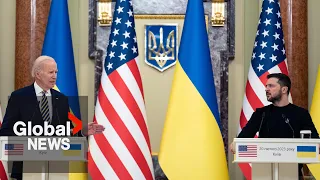 Biden pledges $500M in new military aid for Ukraine during surprise Kyiv visit