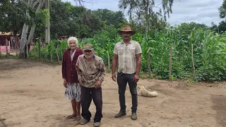 VISITANDO SEU FRANCISCO JACÓ E DONA ADALGISA NO SÍTIO BANCO DE AREIA, MISSÃO VELHA CEARÁ.