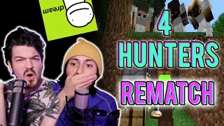 Reacting to Minecraft Speedrunner VS 4 Hunters REMATCH