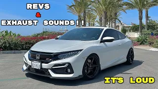 10th Gen Civic Si Catted Downpipe REVIEW / Rv6 Downpipe, Frontpipe & Full Race Exhaust!!