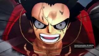 ONE PIECE: BURNING BLOOD GEAR 4 LUFFY GAMEPLAY (With ultimate attack finish)