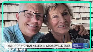 Family of woman killed at crosswalk suing construction company working in the area