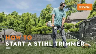 How to Start a STIHL Trimmer | STIHL Tutorial