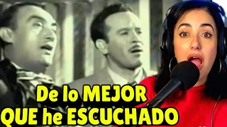 🔴LA NEGRA NOCHE REACTION - PEDRO INFANTE y PEDRO VARGAS| Vocal coach reaction & analysis (subtitles)