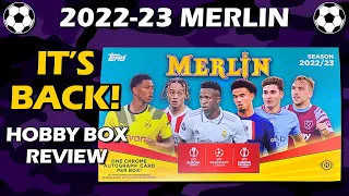 Merlin is BACK! 2022-23 Topps Merlin Chrome UCC Hobby Box Soccer Review