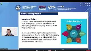 Webinar - Pencegahan dan Penanganan Kekerasan di Satuan Pendidikan (PPKSP)