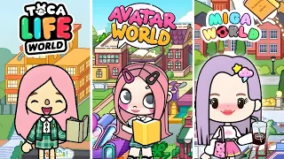 Back To School  ✏️👀 Toca VS Avatar VS Miga | Toca Life World | Avatar World | Miga World