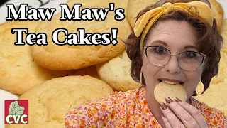 5 Ingredients make Maw Maw's Tea Cakes - Old Fashioned Recipe