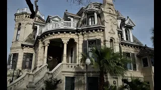 Walk with me at Galveston's famous mansions