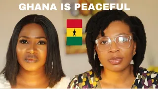 FINIALLY FOUND THE REASON FOR THE PEACE IN GHANA AFTER HER STUDIES IN A UNIVERSITY IN GHANA